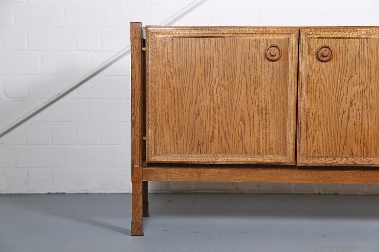 Vintage 60's German oak sideboard