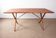 Danish dining table in teak, beech, and brass, model AT 303 Hans Wegner.