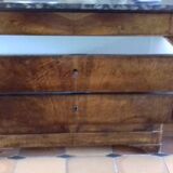 Convenient Louis Philippe plateau with marble