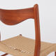2 Arne Wahl Iversen dining chairs Denmark 60s-70s