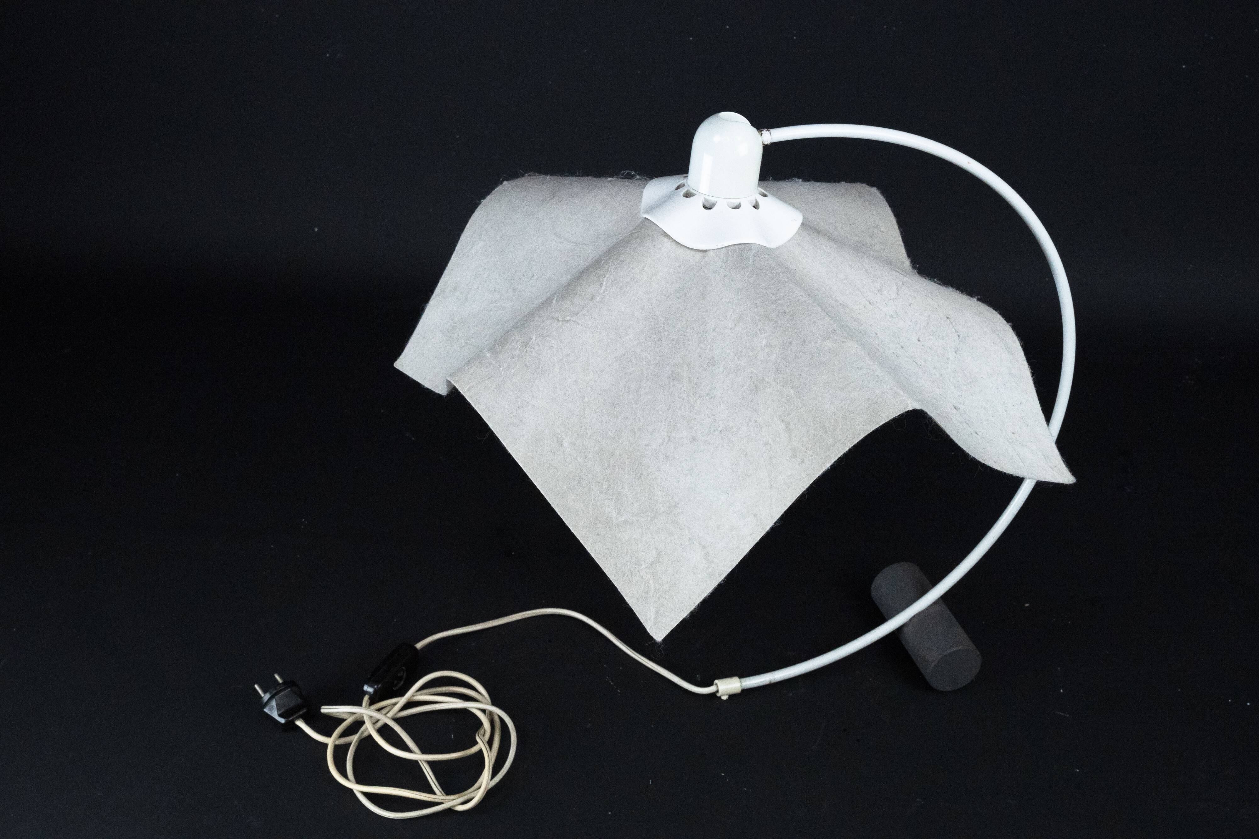 Vintage Area Curva Lamp by Mario Bellini. Italy 1970s