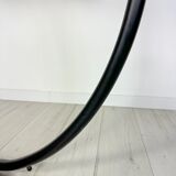 60s vintage black Serpente floor lamp by Elio Martinelli for Martinelli Luce