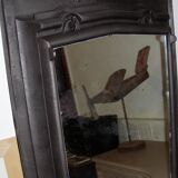 Former industrial cast iron mirror, 50x71cm