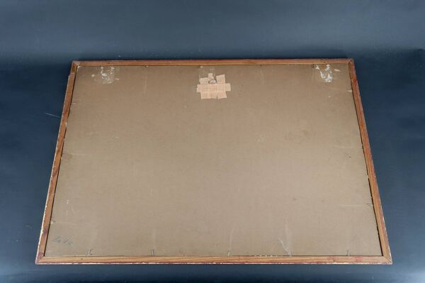 Broderie ancienne sous verre, Couple d'Oiseaux, Soie, Chine, Début XXe