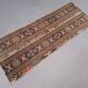 Distressed Turkish narrow runner 55x148 cm wool vintage tribal rug 2563