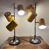 Pair of table lamps, Space Age, 60s/70s