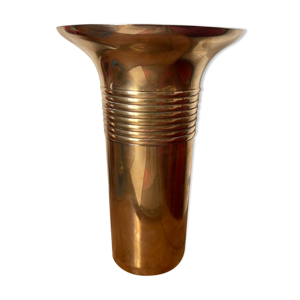 Vase laiton doré