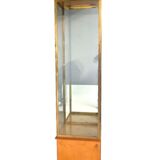Brass and wood store window