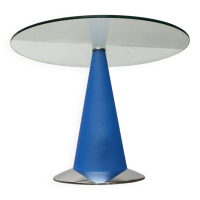 Table d'appoint et lampe sur pied Birillo postmoderne par Parisotto pour Fontana Arte, années 1980