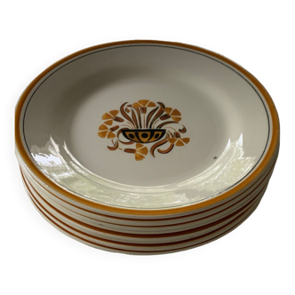 Creil and Montereau earthenware plates
