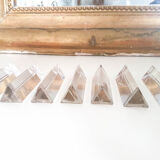 12 Baccarat crystal knife holders