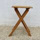 Tabouret pliant dans le style de Roger Tallon ou Adrian Reed, vers 1970