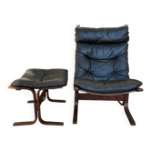 Fauteuil lounge et ottoman SIESTA D’Ingmar RELLING 1965