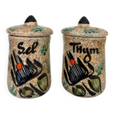 Spice pots Salt & Thyme Vallauris