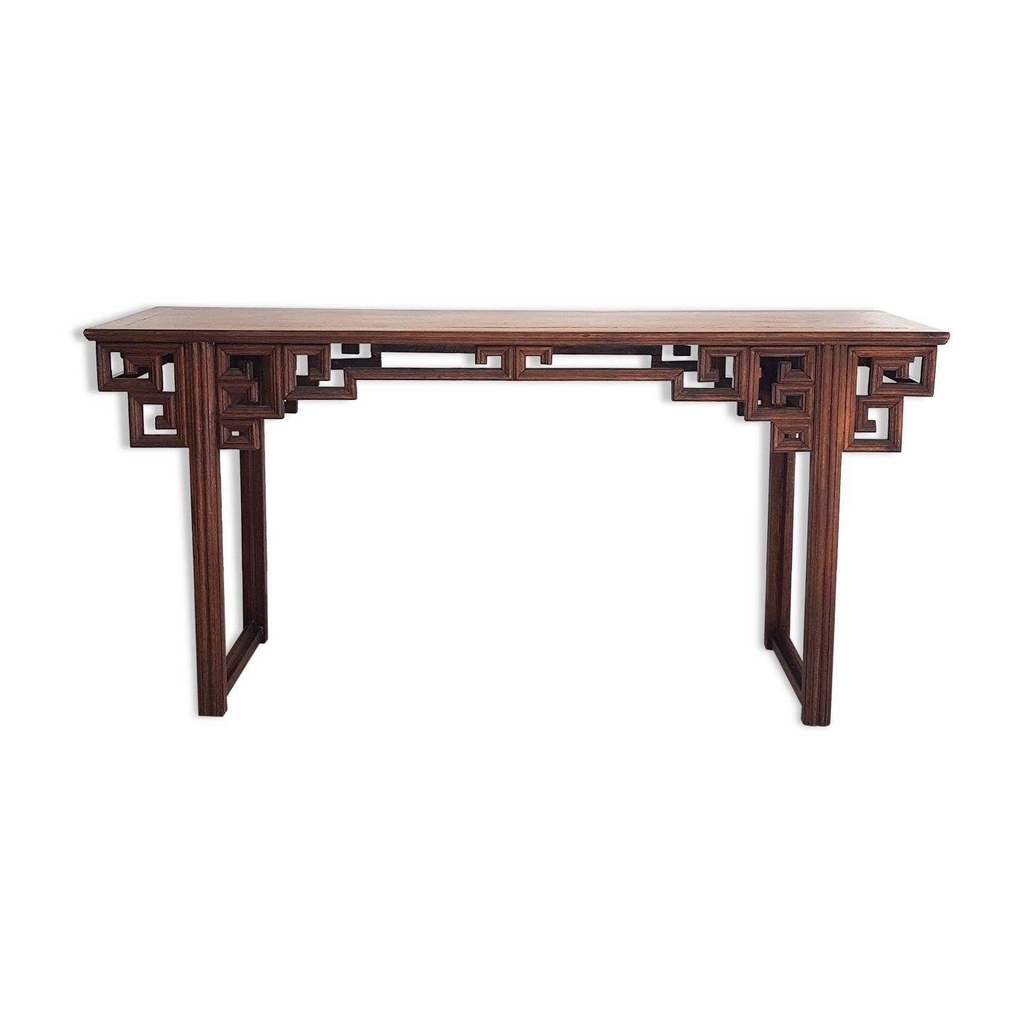 Exotic Asian wood console China 19th