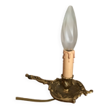 Lampe de table , bougeoir électrifié