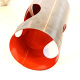 Vintage stainless steel hanging lamp