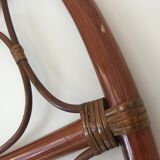 Peacock rattan headof