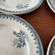 Saint-Amandinoise Margot dessert plates – Vintage iron earth fl