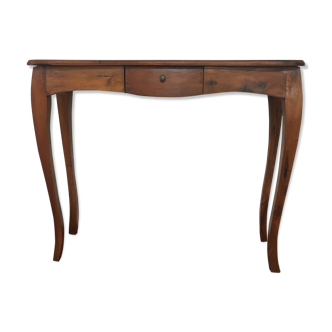Curved wooden console