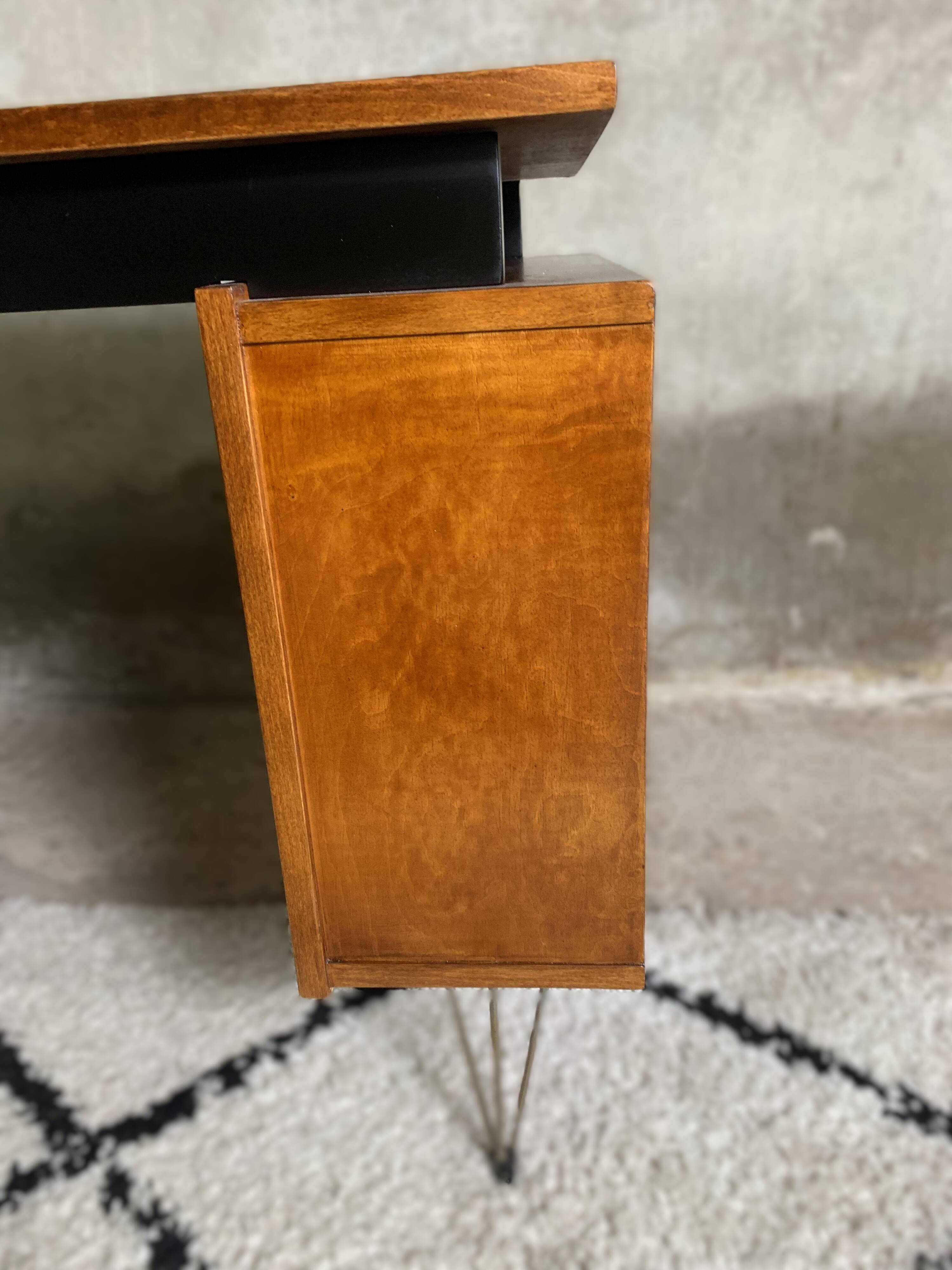 Desk With Hairpin Legs By Tijsseling For Tijsseling Nijkkerk, 1950