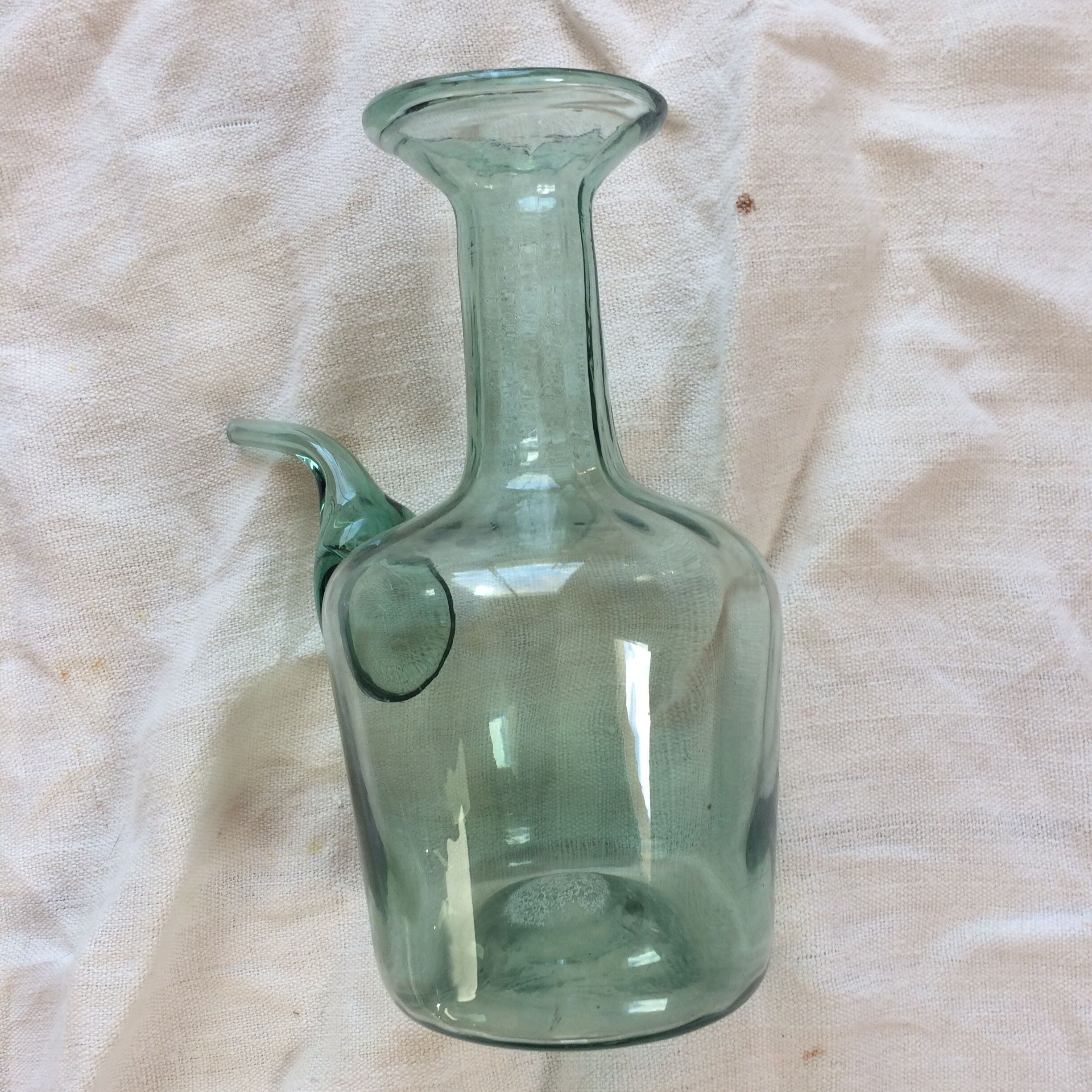 Bouteille en verre soufflèe