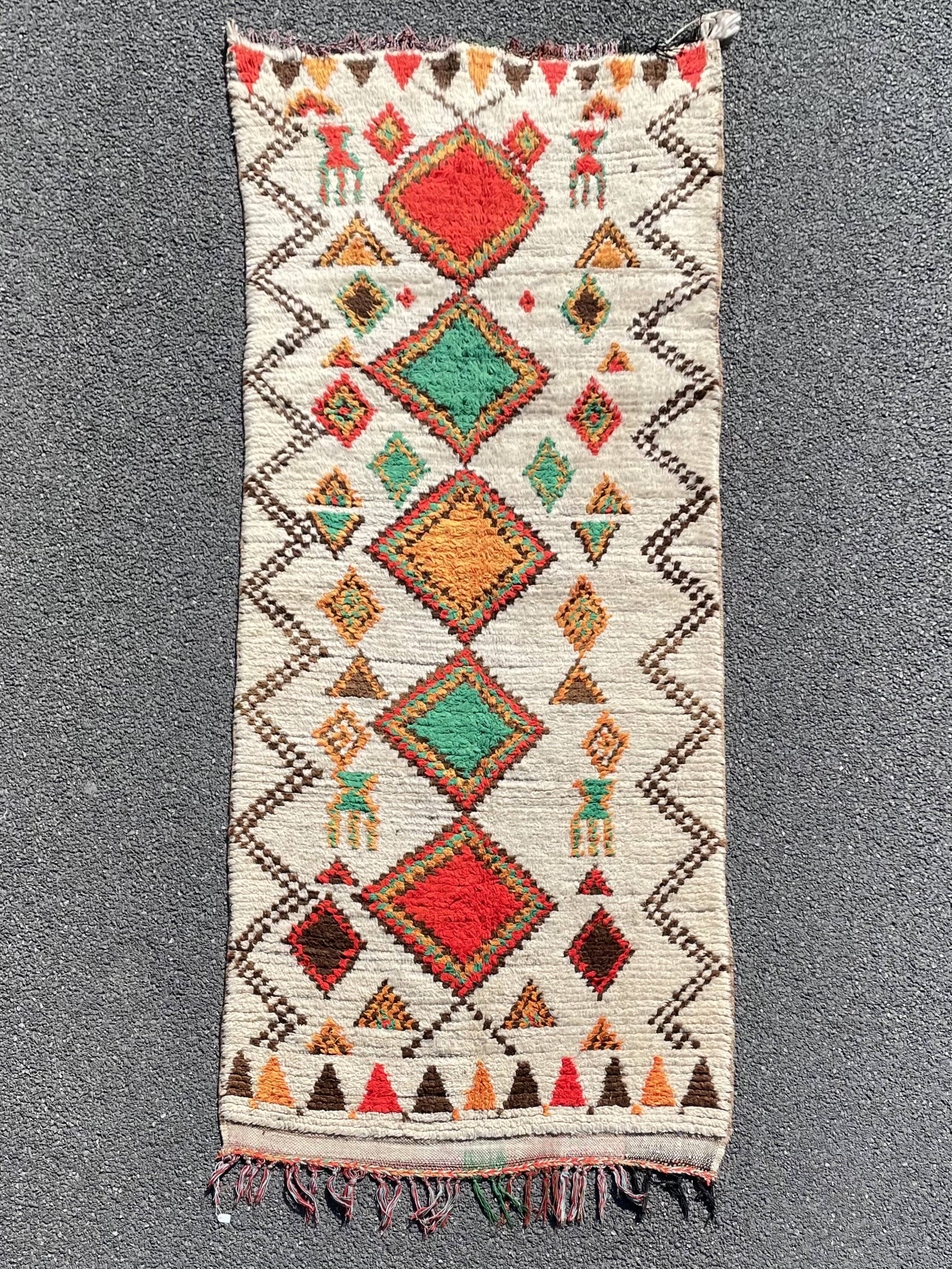 Berber carpet azilal 120x290 cm