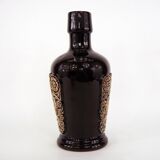 Ceramic pitcher vase - bird and flower decor - vintage 70s