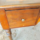 Louis Philippe flat desk in walnut