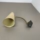 Rare adjustable diabolo brass stilnovo style wall ceiling light, italy 1950