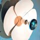 "Flower" wall light Mourgue 1960s