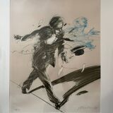 Lithograph by Weisbusch, signed