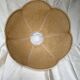 Vintage rattan flower pendant lamp