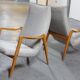Scandinavian armchair danish feet years 50 compass