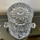 Cut crystal ice bucket
