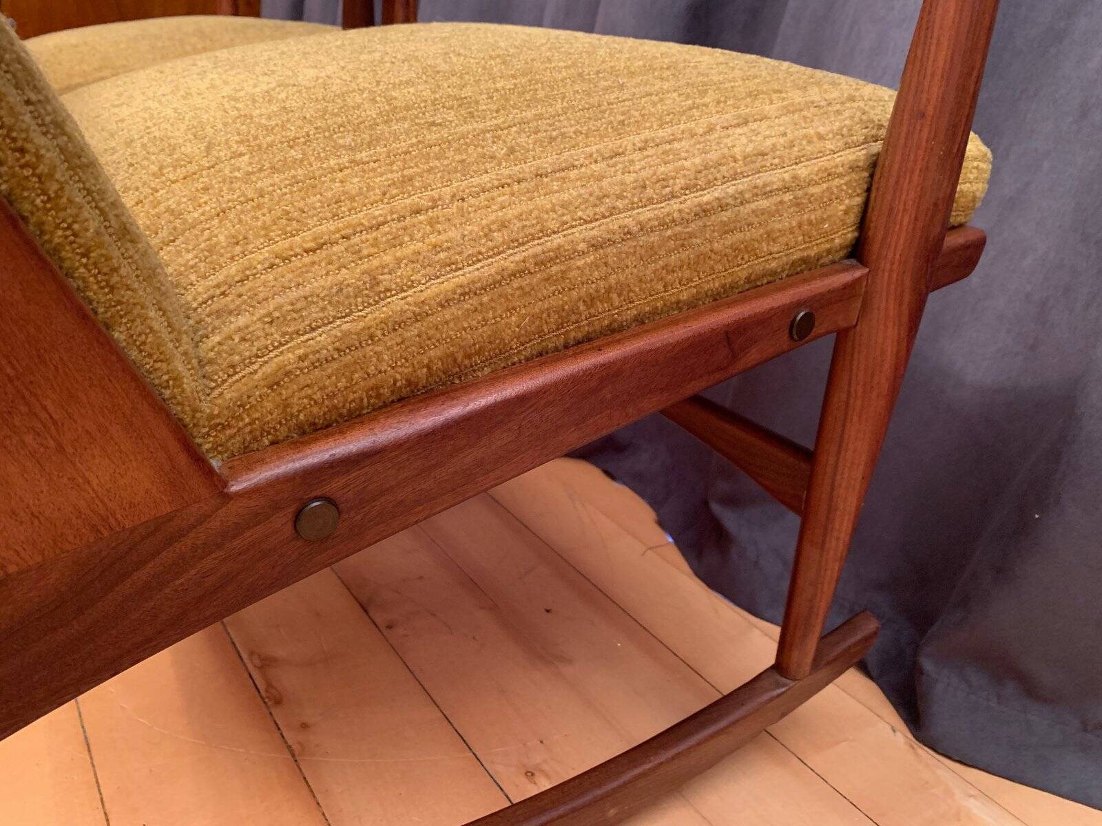 Set of Danish rocking chairs by Georg Jensen for Kubus Furniture, 1950s