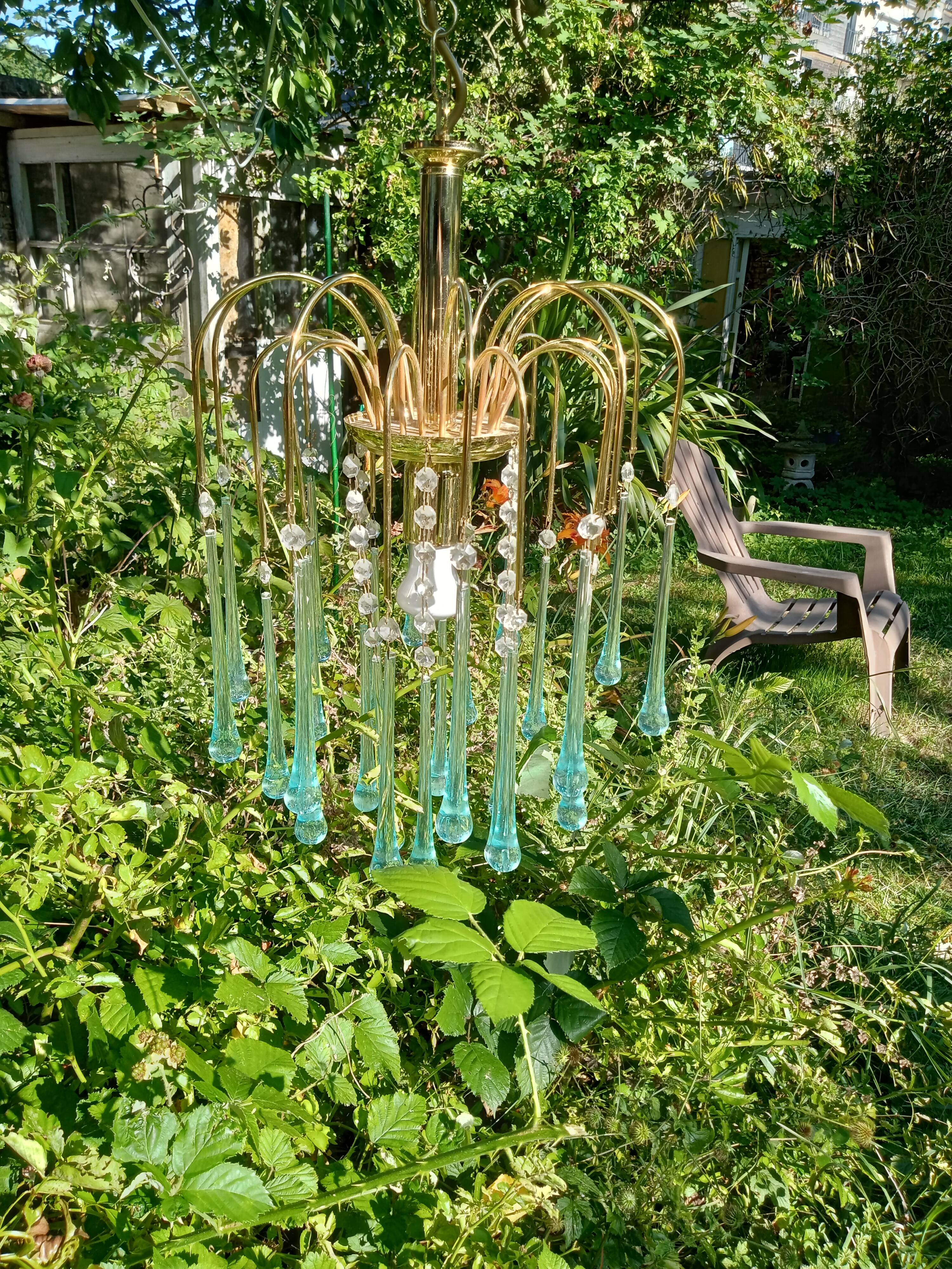 Lustre en Forme de Lärmes Murano Italie