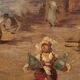 Oil painting on canvas by Salvatore Balsamo (Naples 1894-1922)