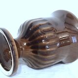 Medici vase planter in brown ceramic