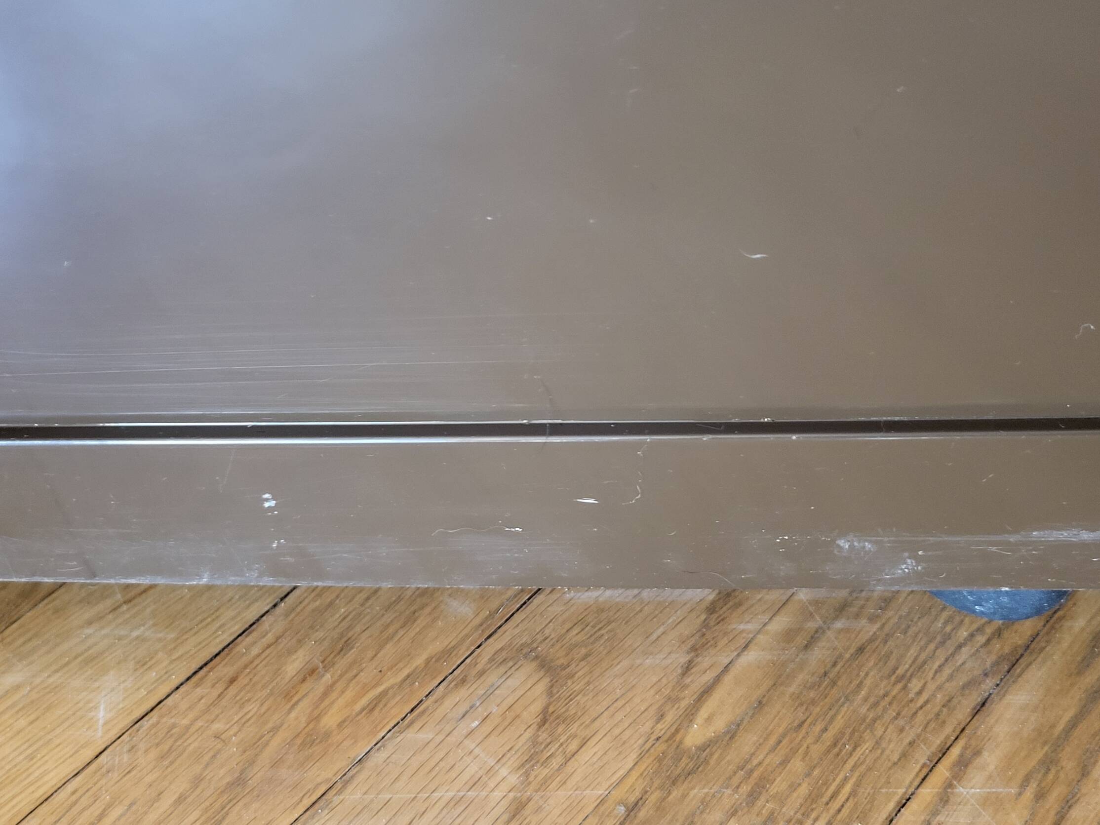 Marc Held trolley on wheels for Prisunic in brown plastic 1970 Space Age Vintage