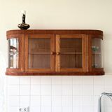 Elegant Art Deco-style hanging display cabinet