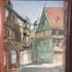 Rue de Colmar huile sur toile