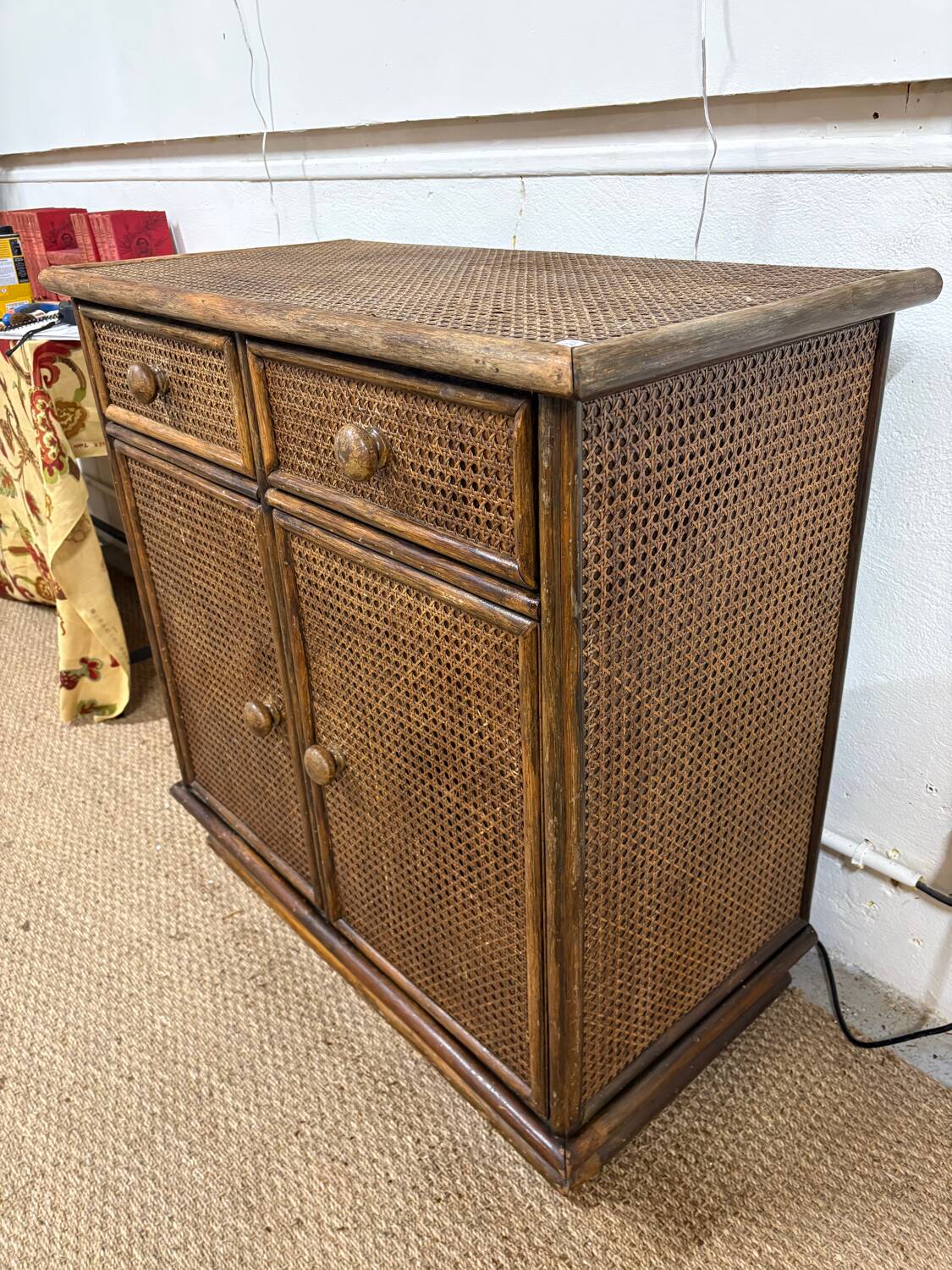 Rattan sideboard