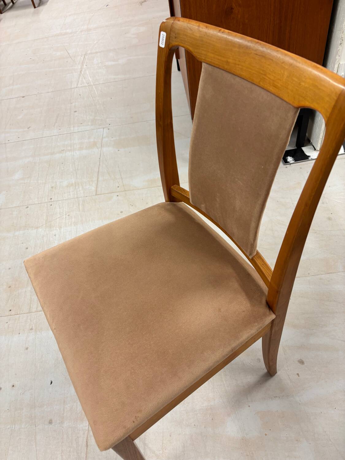 Set de 4 chaises scandinave en noyer, Suède, 1960
