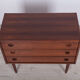 Commode danoise en palissandre du milieu du siècle, années 1960
