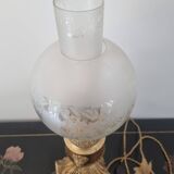 Lampe en bronze à décor de tête de lion