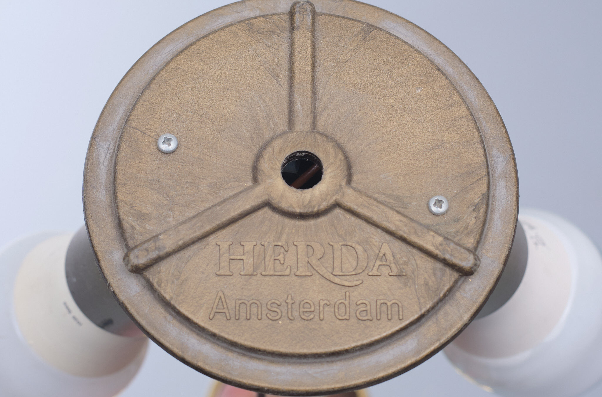 Brass Floor Lamp Herda, Holland, 1970s