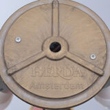 Lampadaire en laiton Herda Hollande années 1970