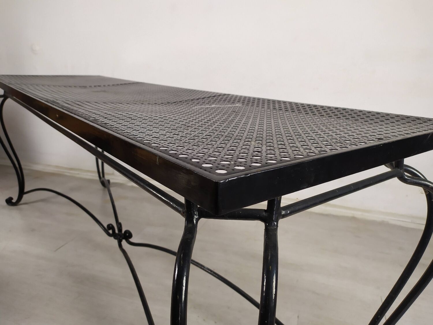 Table de jardin fer