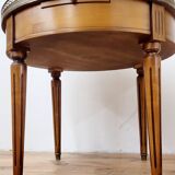 Wooden and marble coffee table